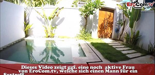 Junge schlanke deutsche blondine trifft sich mit einem Mann zum ficken